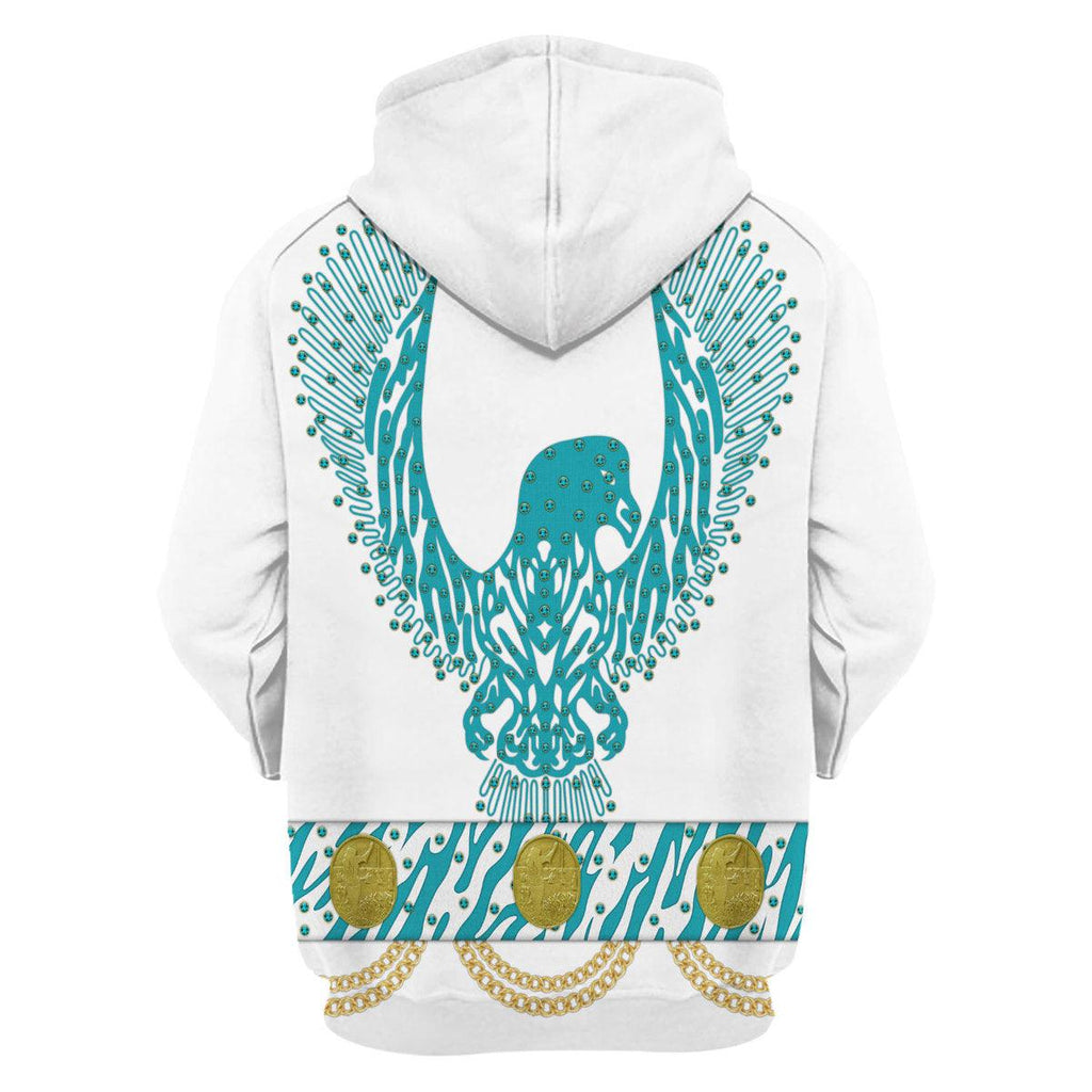 CustomsPig Elvis Turquoise Phoenix Costume Hoodie Sweatshirt T-Shirt Sweatpants - CustomsPig.com