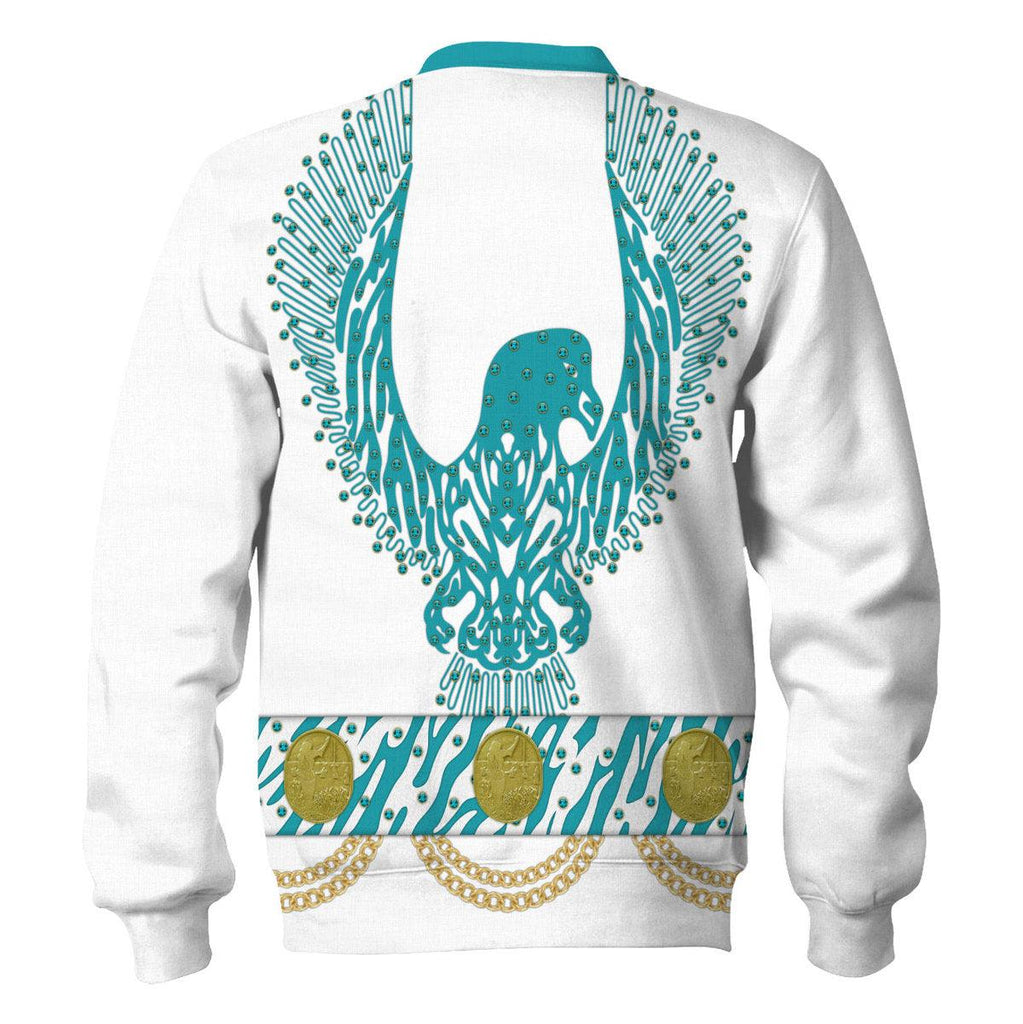 CustomsPig Elvis Turquoise Phoenix Costume Hoodie Sweatshirt T-Shirt Sweatpants - CustomsPig.com