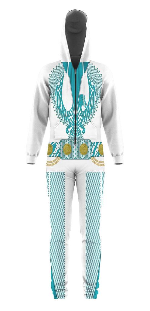 CustomsPig Elvis Turquoise Phoenix jumpsuit Costume - CustomsPig.com