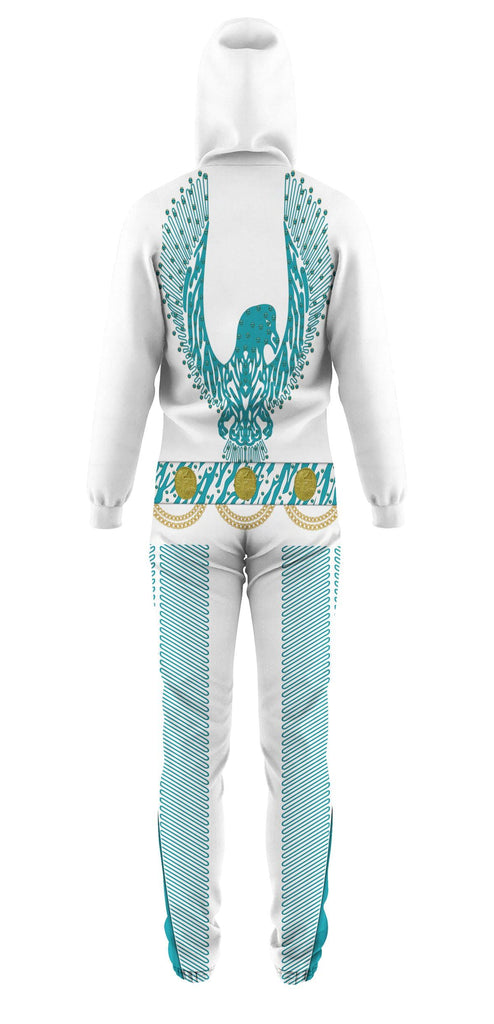 CustomsPig Elvis Turquoise Phoenix jumpsuit Costume - CustomsPig.com