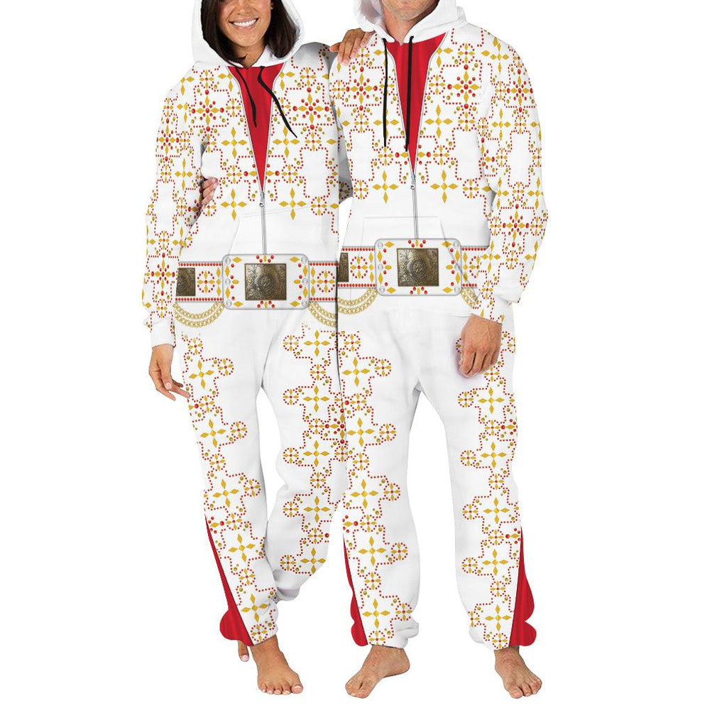 CustomsPig Elvis White Conquistador jumpsuit Costume - CustomsPig.com