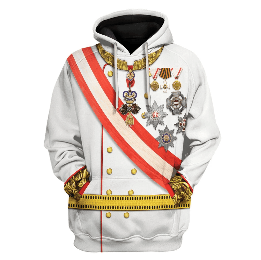  CustomsPig Emperor Franz Joseph I Costume Hoodie Sweatshirt T-Shirt Tracksuit -  CustomsPig.com