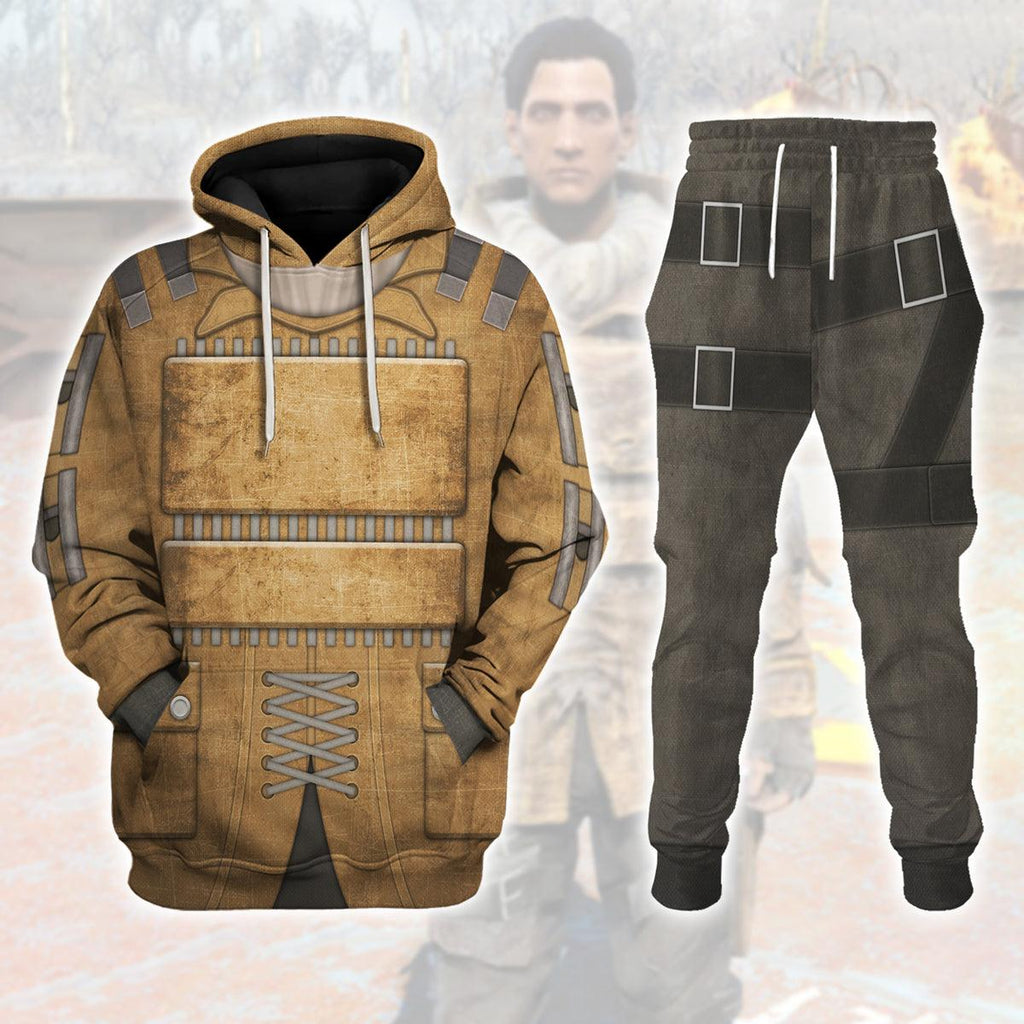 CustomsPig Fallout Railroad Armored Coat Hoodie Sweatshirt T-Shirt Tracksuit - CustomsPig.com