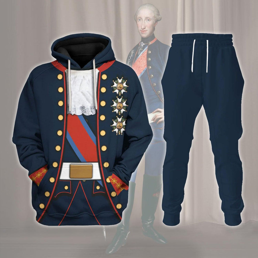 CustomsPig Ferdinand I Of The Two Sicilies - Uniform Costume Hoodie Sweatshirt T-Shirt Tracksuit - CustomsPig.com