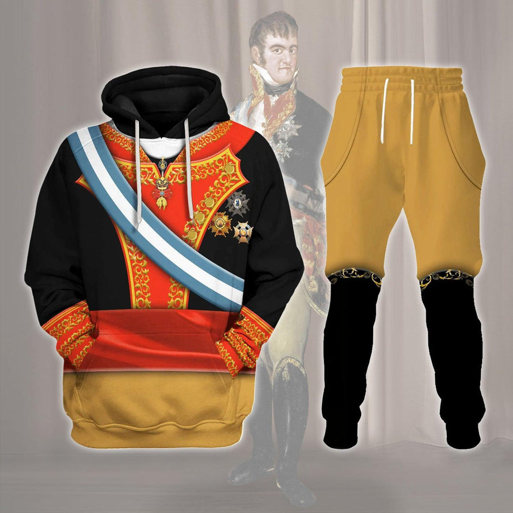  CustomsPig Ferdinand VII Of Spain Costume Hoodie Sweatshirt T-Shirt Tracksuit -  CustomsPig.com