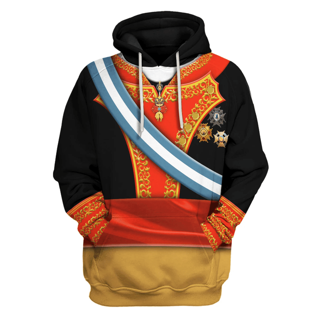  CustomsPig Ferdinand VII Of Spain Costume Hoodie Sweatshirt T-Shirt Tracksuit -  CustomsPig.com