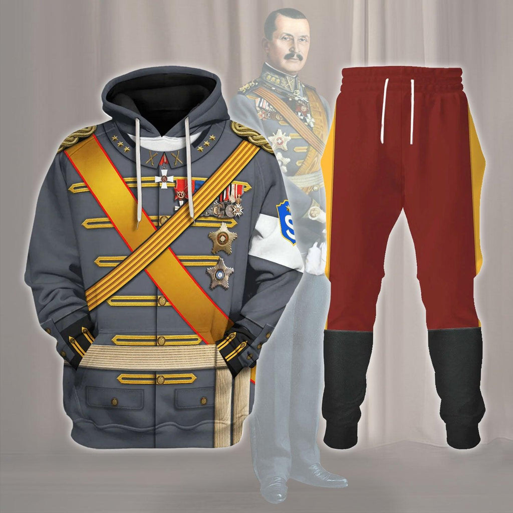  CustomsPig Finnish Military Leader Carl Gustaf Emil Mannerheim Costume Hoodie Sweatshirt T-Shirt Tracksuit -  CustomsPig.com