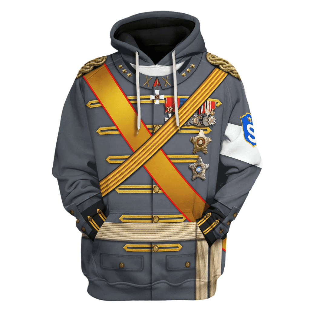  CustomsPig Finnish Military Leader Carl Gustaf Emil Mannerheim Costume Hoodie Sweatshirt T-Shirt Tracksuit -  CustomsPig.com