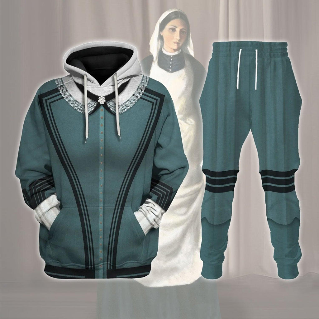  CustomsPig Florence Nightingale Costume Hoodie Sweatshirt T-Shirt Tracksuit -  CustomsPig.com