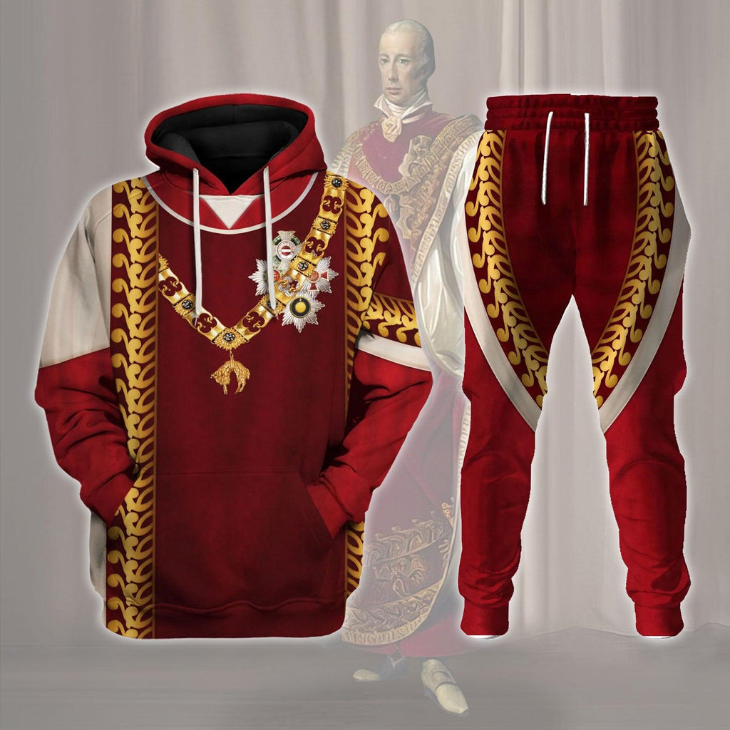  CustomsPig Francis II Holy Roman Emperor Costume Hoodie Sweatshirt T-Shirt Tracksuit -  CustomsPig.com