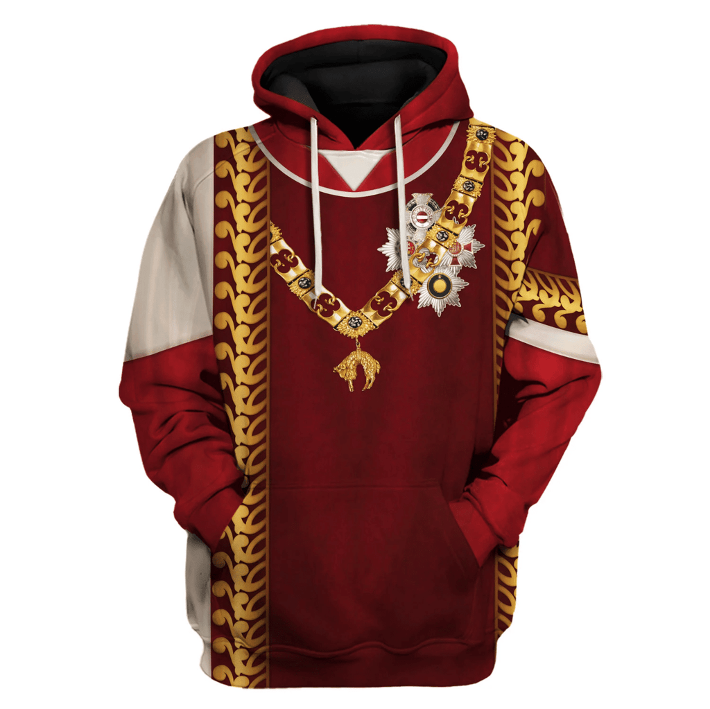  CustomsPig Francis II Holy Roman Emperor Costume Hoodie Sweatshirt T-Shirt Tracksuit -  CustomsPig.com