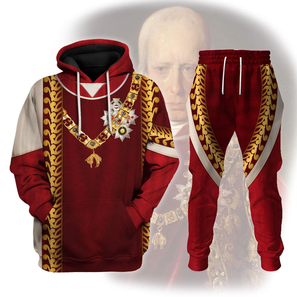 CustomsPig Francis II, Holy Roman Emperor Hoodie Sweatshirt T-Shirt Tracksuit - CustomsPig.com