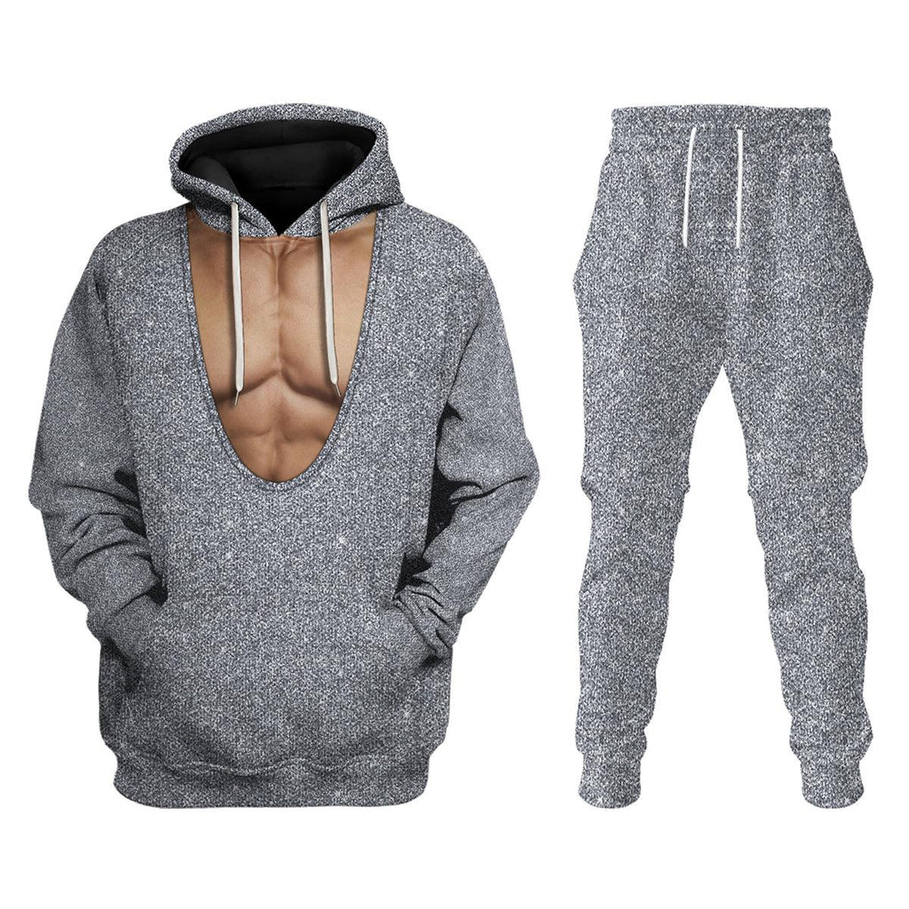 CustomsPig Freddie Mercury Sparkly Silver Sequined Bodysuit Costume Hoodie Sweatshirt T-Shirt Tracksuit - CustomsPig.com