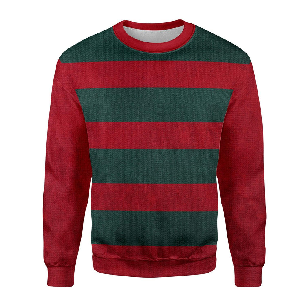 CustomsPig Freddy Krueger Christmas Ugly Sweater - CustomsPig.com