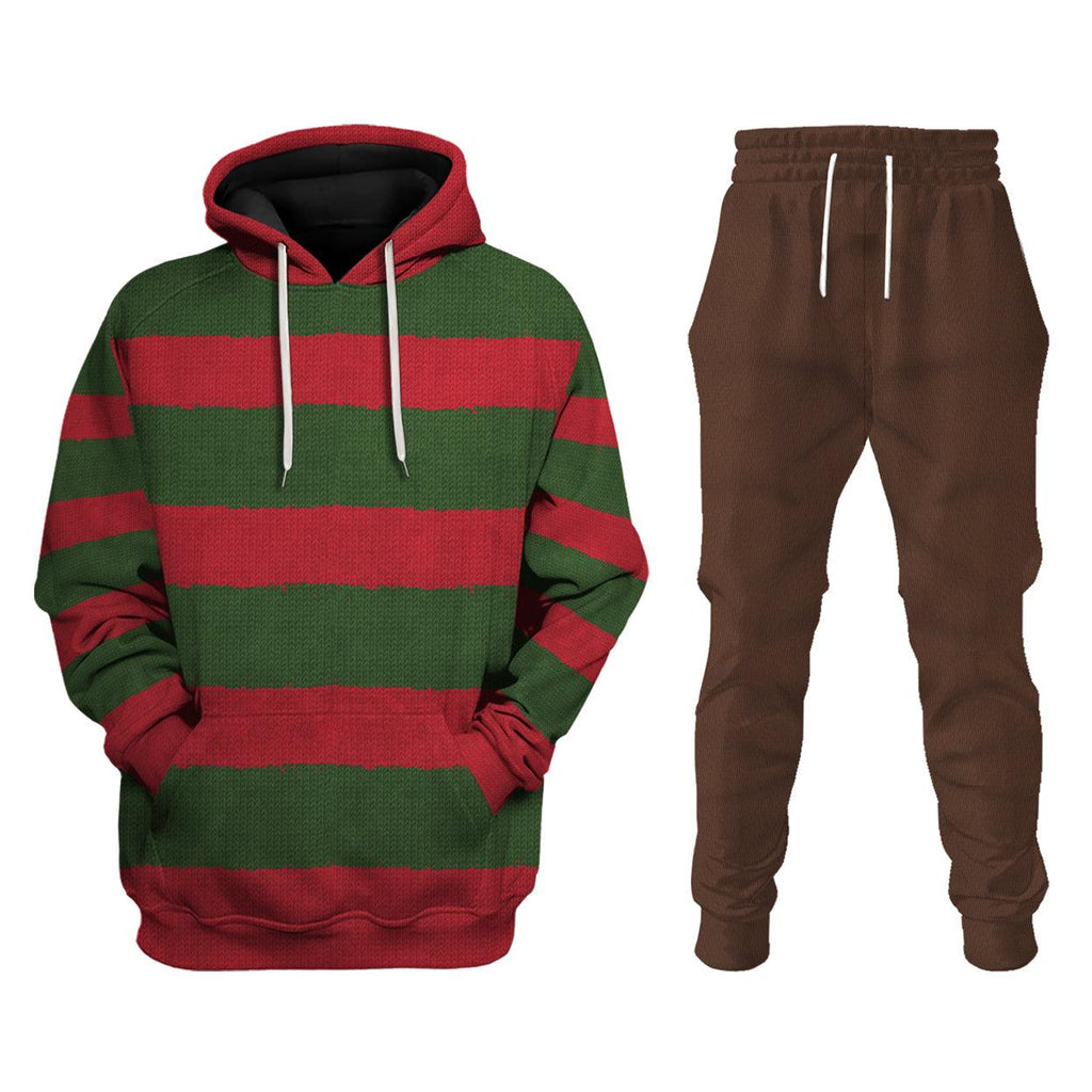 CustomsPig Freddy Krueger Hoodie Sweatshirt T-Shirt Tracksuit - CustomsPig.com