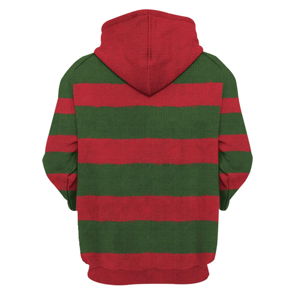 CustomsPig Freddy Krueger Hoodie Sweatshirt T-Shirt Tracksuit - CustomsPig.com