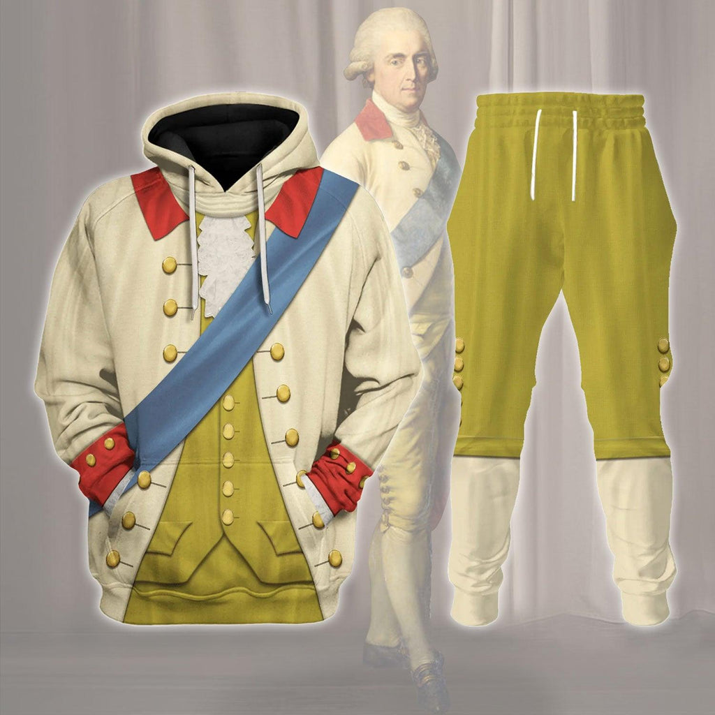  CustomsPig Frederick Augustus I of Saxony Costume Hoodie Sweatshirt T-Shirt Tracksuit -  CustomsPig.com