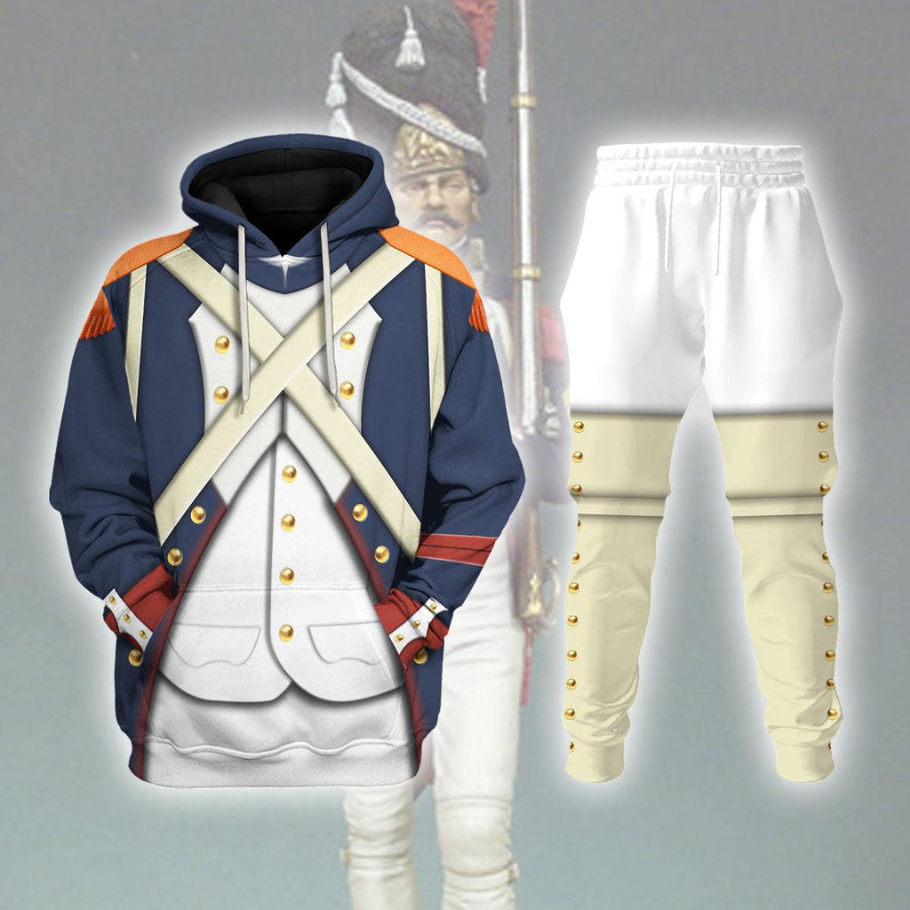 CustomsPig French Imperial Guard Grenadier Costume Hoodie Sweatshirt T-Shirt Tracksuit - CustomsPig.com