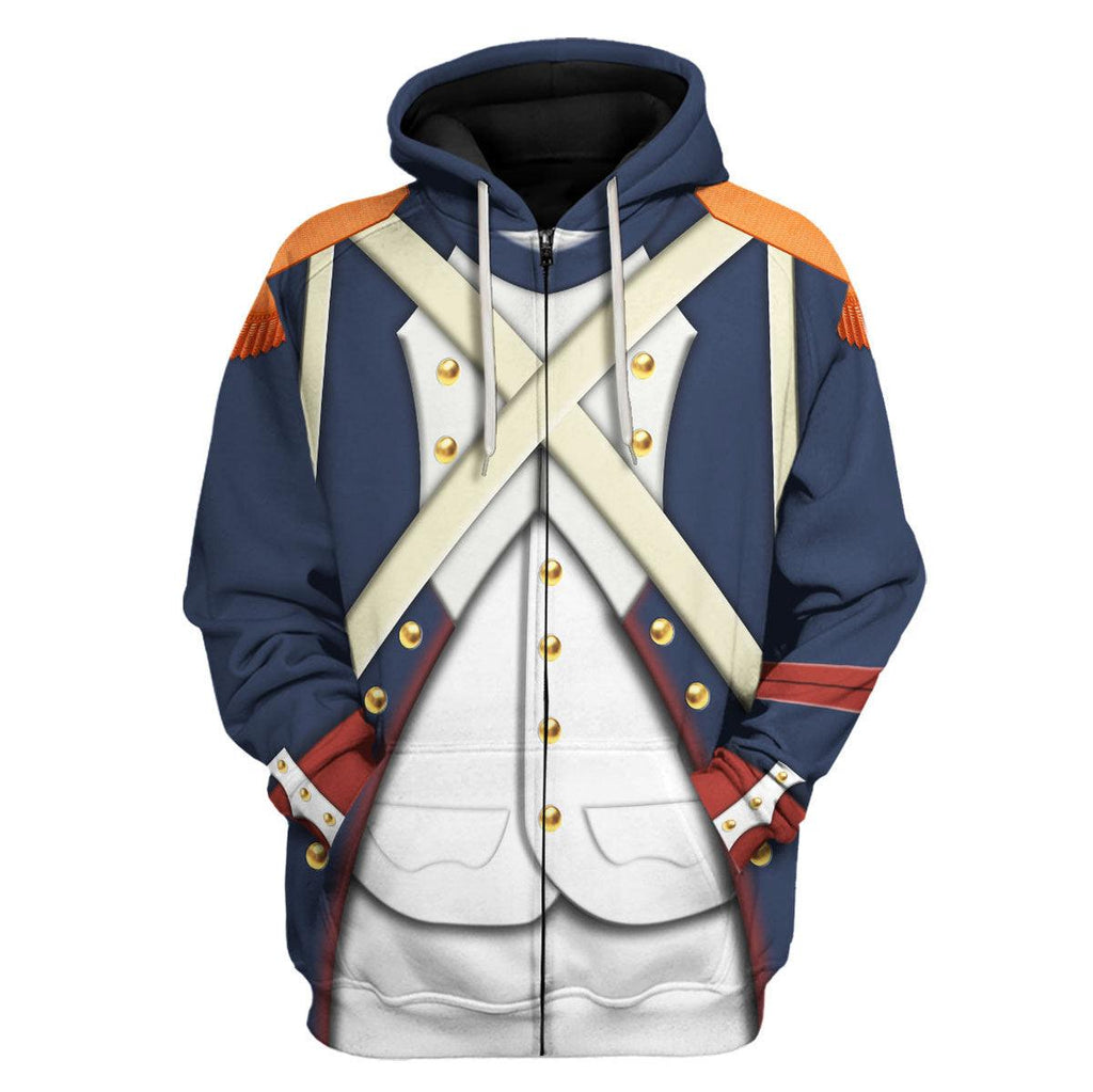 CustomsPig French Imperial Guard Grenadier Costume Hoodie Sweatshirt T-Shirt Tracksuit - CustomsPig.com