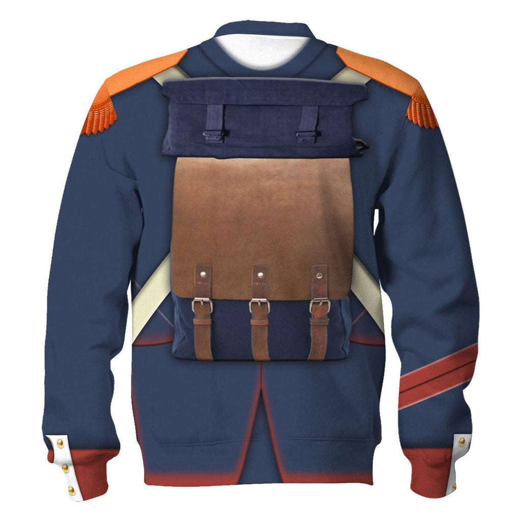 CustomsPig French Imperial Guard Grenadier Costume Hoodie Sweatshirt T-Shirt Tracksuit - CustomsPig.com