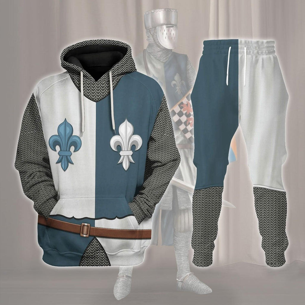  CustomsPig French Knight Costume Hoodie Sweatshirt T-Shirt Tracksuit -  CustomsPig.com