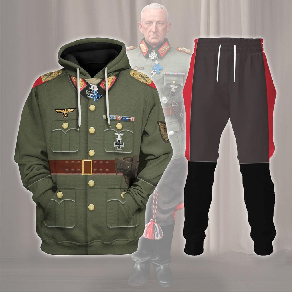  CustomsPig Fritz Erich Georg Eduard Von Manstein Costume Hoodie Sweatshirt T-Shirt Tracksuit -  CustomsPig.com