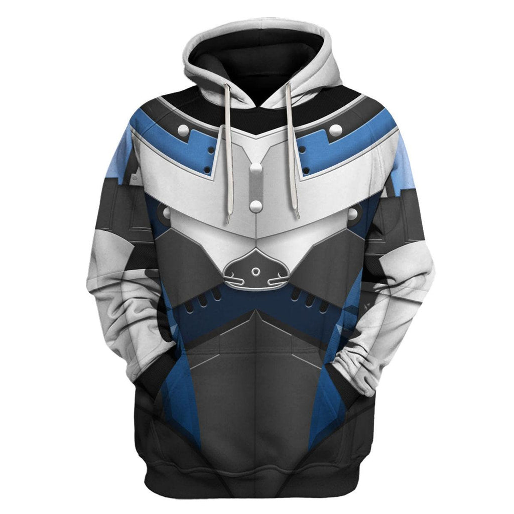 CustomsPig Garrus Vakarian Hoodie Sweatshirt T-shirt Sweatpants Outfit Cosplay Costumes - CustomsPig.com