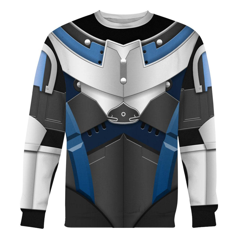 CustomsPig Garrus Vakarian Hoodie Sweatshirt T-shirt Sweatpants Outfit Cosplay Costumes - CustomsPig.com