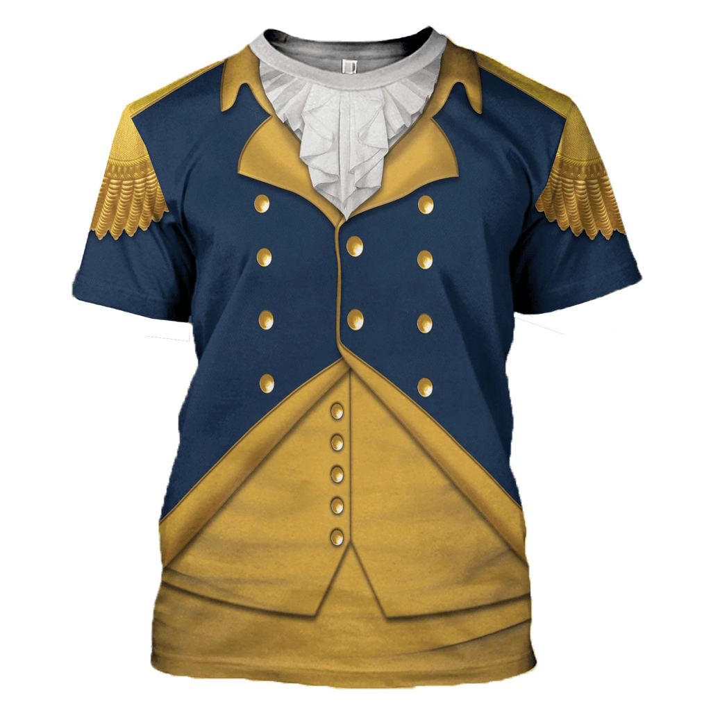  CustomsPig General George Washington Costume Hoodie Sweatshirt T-Shirt Tracksuit -  CustomsPig.com