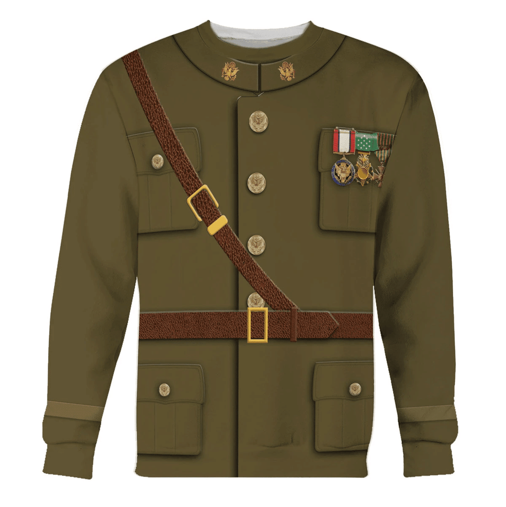  CustomsPig General John J. Jack Pershing Costume Hoodie Sweatshirt T-Shirt Tracksuit -  CustomsPig.com