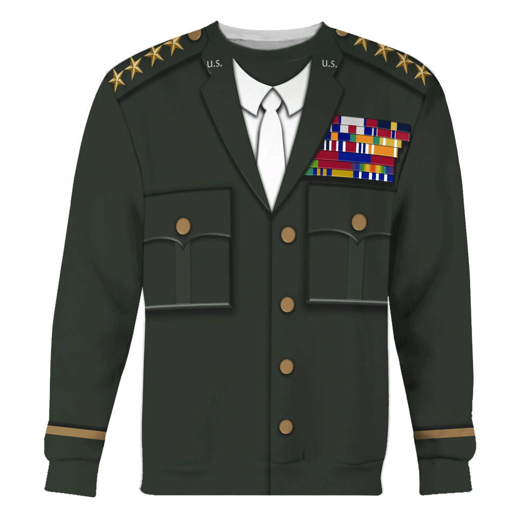  CustomsPig General Omar N. Bradley Costume Hoodie Sweatshirt T-Shirt Tracksuit -  CustomsPig.com