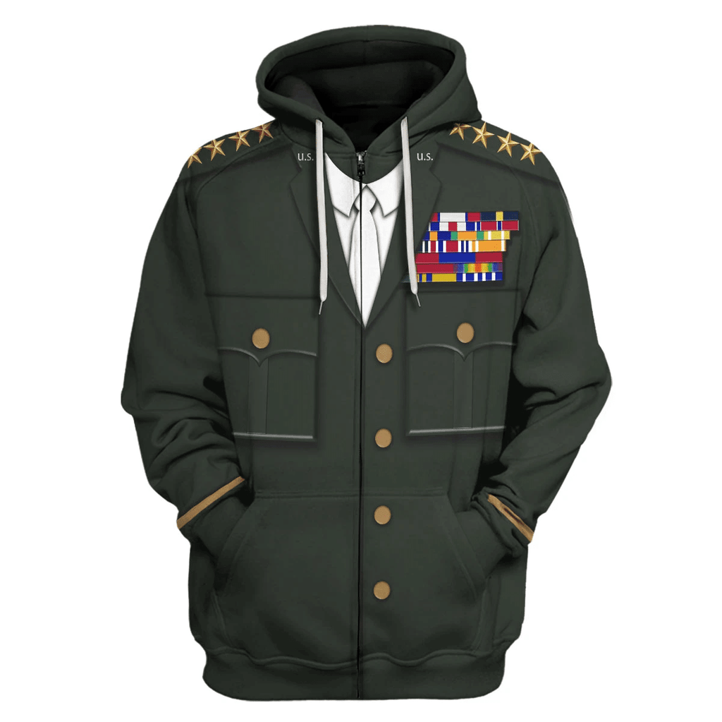  CustomsPig General Omar N. Bradley Costume Hoodie Sweatshirt T-Shirt Tracksuit -  CustomsPig.com