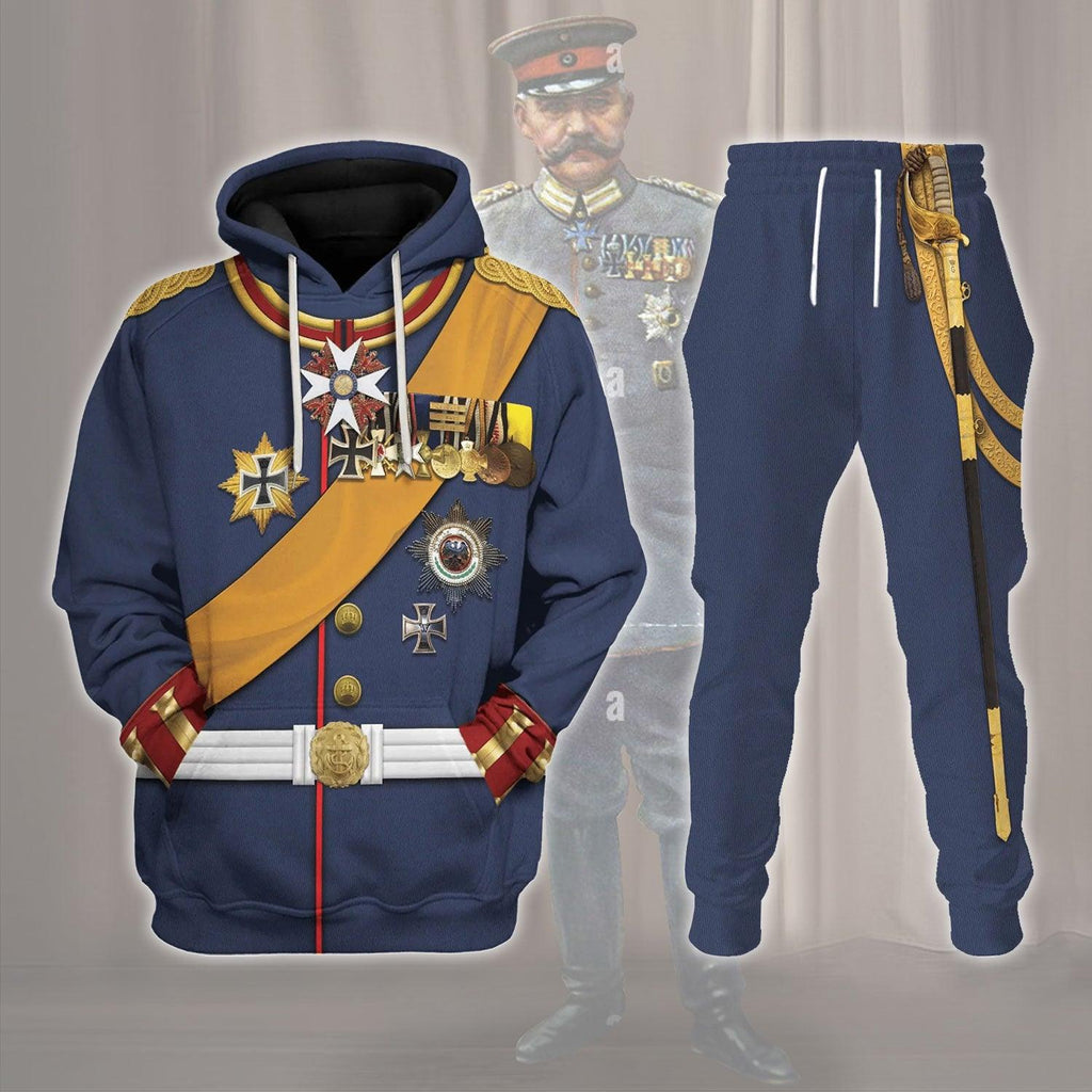  CustomsPig General Paul Von Hindenburg (1847-1934) Costume Hoodie Sweatshirt T-Shirt Tracksuit -  CustomsPig.com