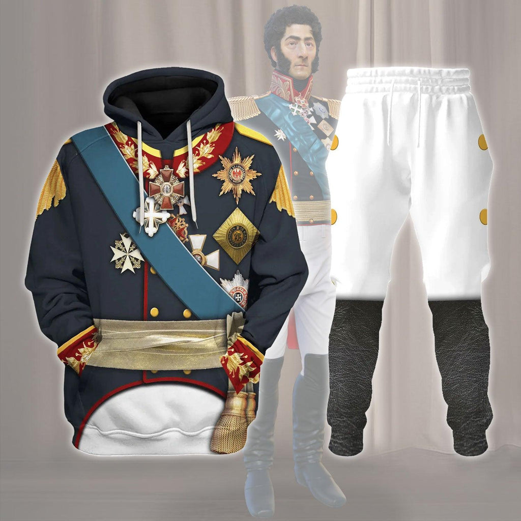  CustomsPig General Prince Pyotr Bagration Costume Hoodie Sweatshirt T-Shirt Tracksuit -  CustomsPig.com