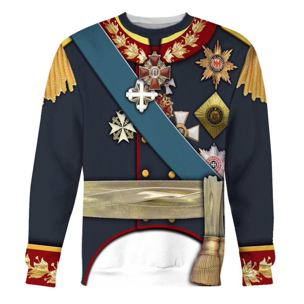 CustomsPig General Prince Pyotr Bagration - Napoleonic War Costume Hoodie Sweatshirt T-Shirt Tracksuit - CustomsPig.com