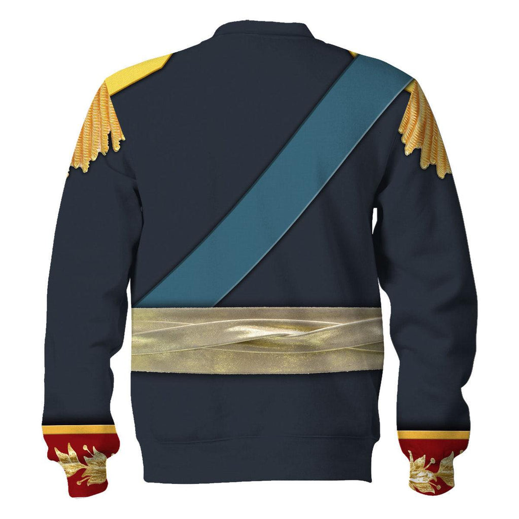 CustomsPig General Prince Pyotr Bagration - Napoleonic War Costume Hoodie Sweatshirt T-Shirt Tracksuit - CustomsPig.com