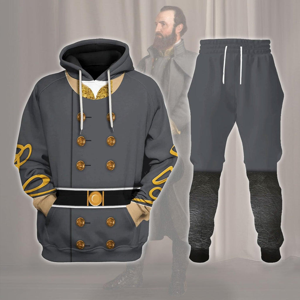  CustomsPig General Thomas Stonewall Jackson Costume Hoodie Sweatshirt T-Shirt Tracksuit -  CustomsPig.com