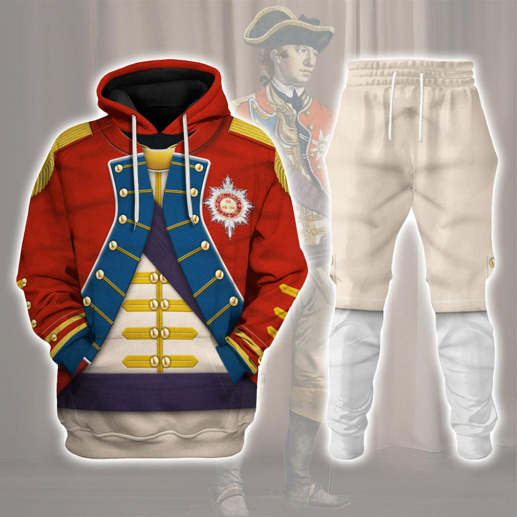 CustomsPig General Washington - The American Revolution Uniform All Over Print Hoodie Sweatshirt T-Shirt Tracksuit - CustomsPig.com