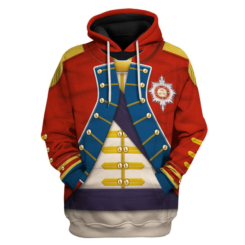 CustomsPig General Washington - The American Revolution Uniform All Over Print Hoodie Sweatshirt T-Shirt Tracksuit - CustomsPig.com