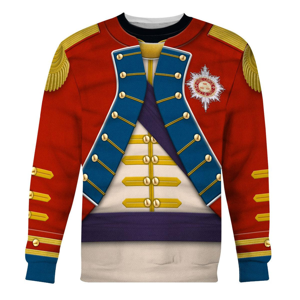 CustomsPig General Washington - The American Revolution Uniform All Over Print Hoodie Sweatshirt T-Shirt Tracksuit - CustomsPig.com