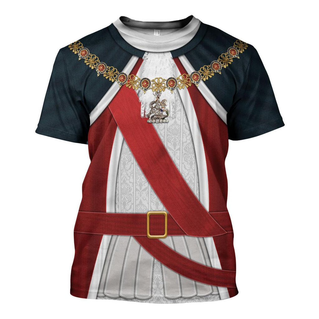 CustomsPig George I of England Costume Hoodie Sweatshirt T-Shirt Tracksuit - CustomsPig.com