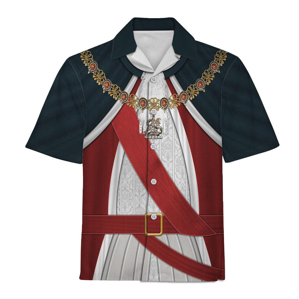 CustomsPig George I of England Costume Hoodie Sweatshirt T-Shirt Tracksuit - CustomsPig.com