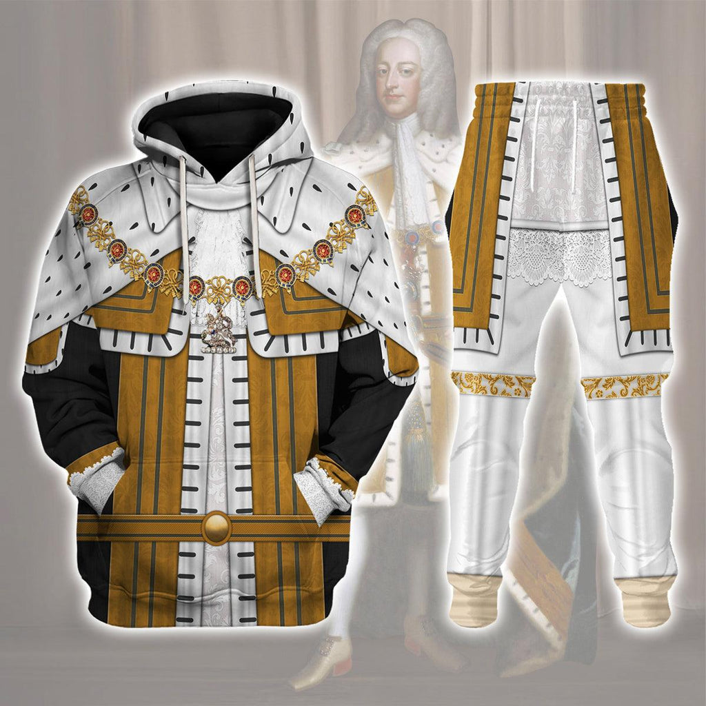 CustomsPig George II of England Costume Hoodie Sweatshirt T-Shirt Tracksuit - CustomsPig.com