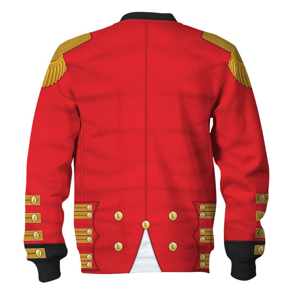 CustomsPig George III of England Uniform Costume Hoodie Sweatshirt T-Shirt Tracksuit - CustomsPig.com