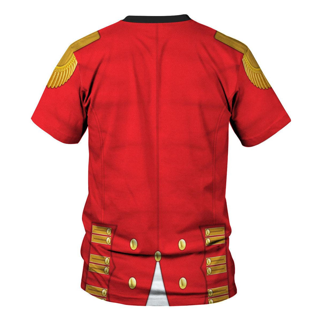 CustomsPig George III of England Uniform Costume Hoodie Sweatshirt T-Shirt Tracksuit - CustomsPig.com