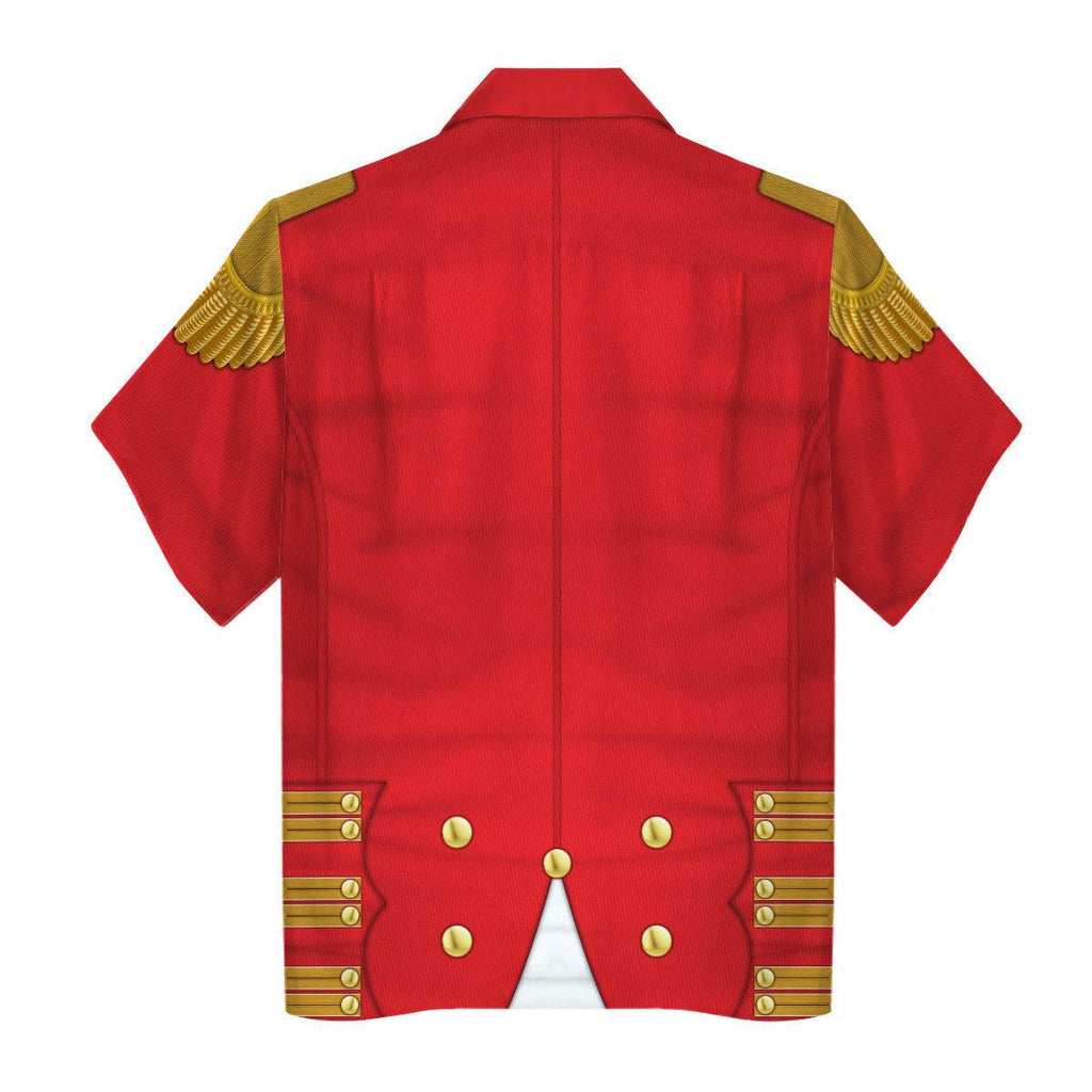 CustomsPig George III of England Uniform Costume Hoodie Sweatshirt T-Shirt Tracksuit - CustomsPig.com