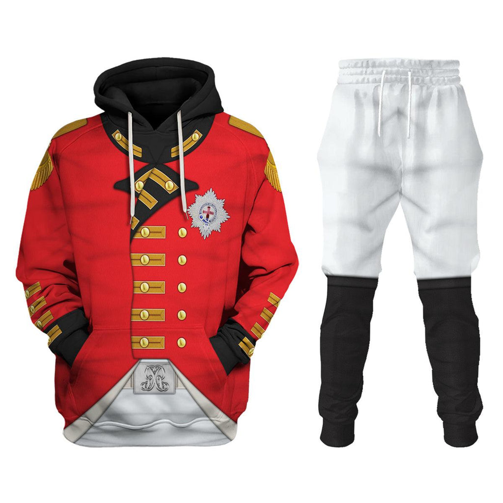 CustomsPig George III of England Uniform Costume Hoodie Sweatshirt T-Shirt Tracksuit - CustomsPig.com