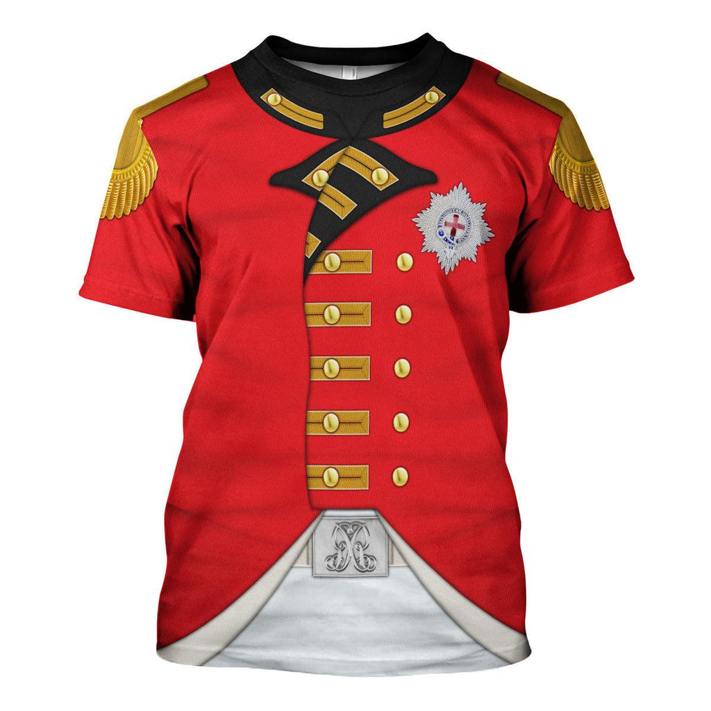 CustomsPig George III of England Uniform Costume Hoodie Sweatshirt T-Shirt Tracksuit - CustomsPig.com