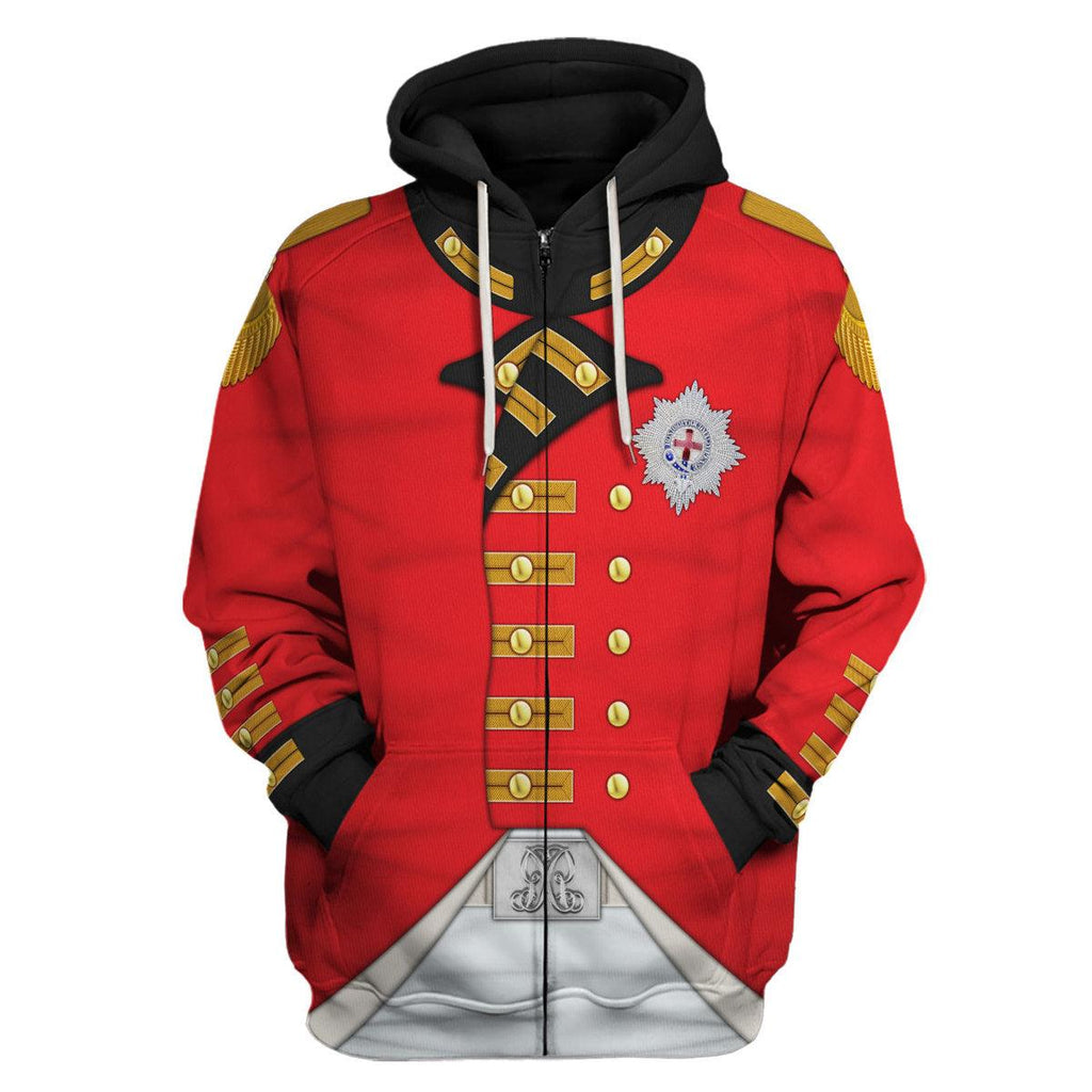 CustomsPig George III of England Uniform Costume Hoodie Sweatshirt T-Shirt Tracksuit - CustomsPig.com