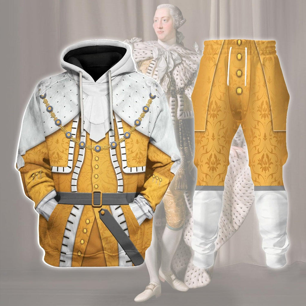  CustomsPig George III Of Great Britain Costume Hoodie Sweatshirt T-Shirt Tracksuit -  CustomsPig.com